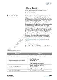 TMD27253M Datasheet Cover