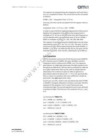 TMD27723WA Datasheet Page 19