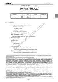 TMP86FHDMG(KYZ) Datasheet Page 15