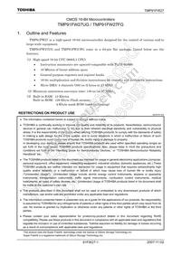 TMP91FW27UG(C Datasheet Page 3