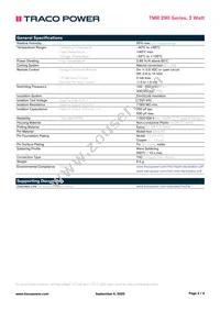 TMR 2-4821WI Datasheet Page 3