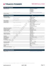 TMR 2-4823WIN Datasheet Page 3