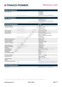 TMR 3-4823E Datasheet Page 3