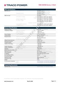 TMR 3-4823WISM Datasheet Page 3