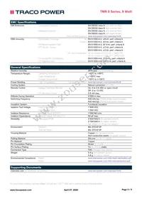 TMR 9-4823 Datasheet Page 3