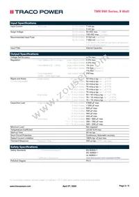 TMR 9-4823WI Datasheet Page 2
