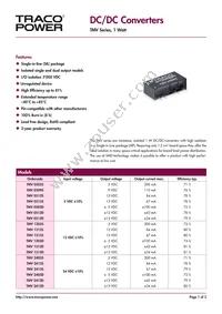 TMV 0509S Datasheet Cover