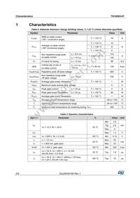 TN1605H-6T Datasheet Page 2