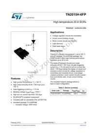 TN2015H-6FP Datasheet Cover
