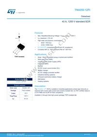 TN4050-12PI Datasheet Cover