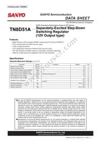 TN8D51A-HB11-E Datasheet Cover