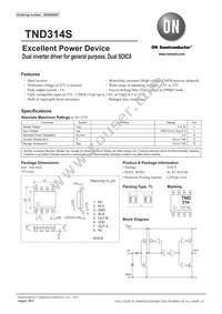 TND314S-TL-2H Datasheet Cover