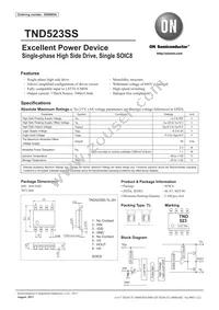 TND523SS-TL-2H Datasheet Cover