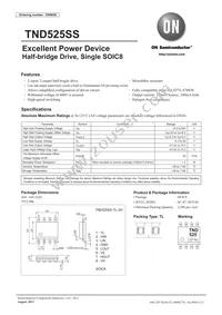 TND525SS-TL-2H Datasheet Cover