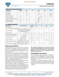 TOIM5232-TR3 Datasheet Page 3