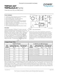 TOP227Y Datasheet Cover