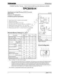 TPC8018-H(TE12LQM) Datasheet Cover
