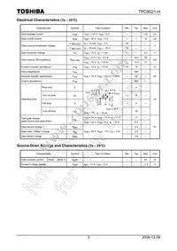 TPC8021-H(TE12LQ Datasheet Page 3
