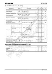 TPC8022-H(TE12LQ Datasheet Page 3