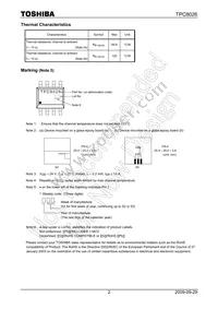 TPC8026(TE12L Datasheet Page 2