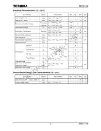 TPC8109(TE12L) Datasheet Page 3