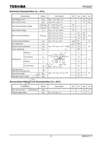 TPC8207(TE12L Datasheet Page 3