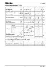 TPC8208(TE12L Datasheet Page 3