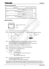 TPC8211(TE12L Datasheet Page 2
