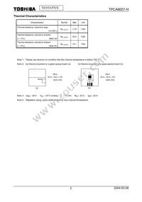 TPCA8007-H(TE12L Datasheet Page 2