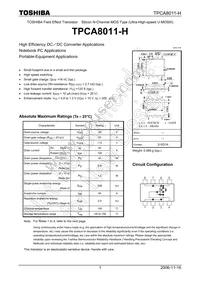 TPCA8011-H(TE12LQM Datasheet Cover