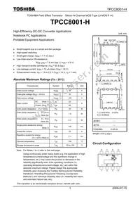 TPCC8001-H(TE12LQM Datasheet Cover