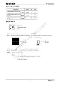 TPCC8001-H(TE12LQM Datasheet Page 2