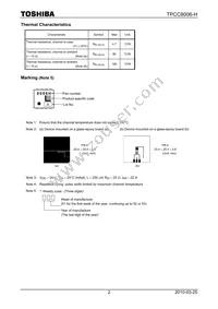 TPCC8006-H(TE12LQM Datasheet Page 2
