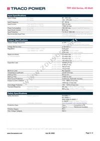 TPP 40-105A-J Datasheet Page 2