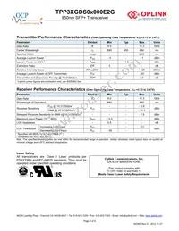 TPP3XGDS0C000E2G Datasheet Page 2