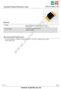 TPS1191RB-2-TR Datasheet Cover