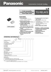 TQ4H-L2-4.5V Datasheet Cover