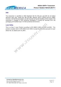 TQS-Q1LB9-F11 Datasheet Page 12
