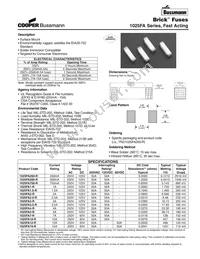 TR2/1025FA2-R Datasheet Cover