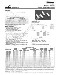 TR2/1025FA500MA Datasheet Cover