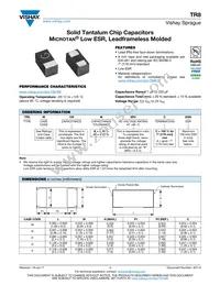 TR8M226M6R3C1500 Datasheet Cover