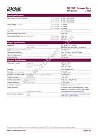 TRA 3-2419 Datasheet Page 2