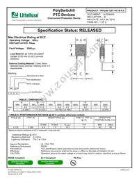 TRF250-120T-RC-B-0.5-2 Datasheet Cover