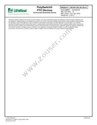 TRF250-120T-RC-B-0.5-2 Datasheet Page 2