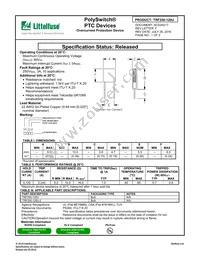 TRF250-120U Datasheet Cover