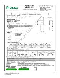 TRF250-120UT Datasheet Cover