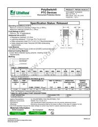 TRF250-145-B-0.5 Datasheet Cover