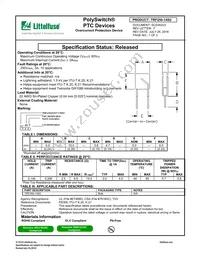 TRF250-145U-2 Datasheet Cover