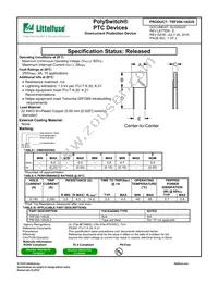 TRF250-145US Datasheet Cover