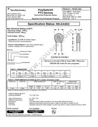 TRF250-180S-2 Datasheet Cover